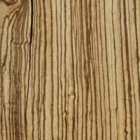 Holzfurnier Zebrano - Intarsien - Deckenleuchte aus Holz